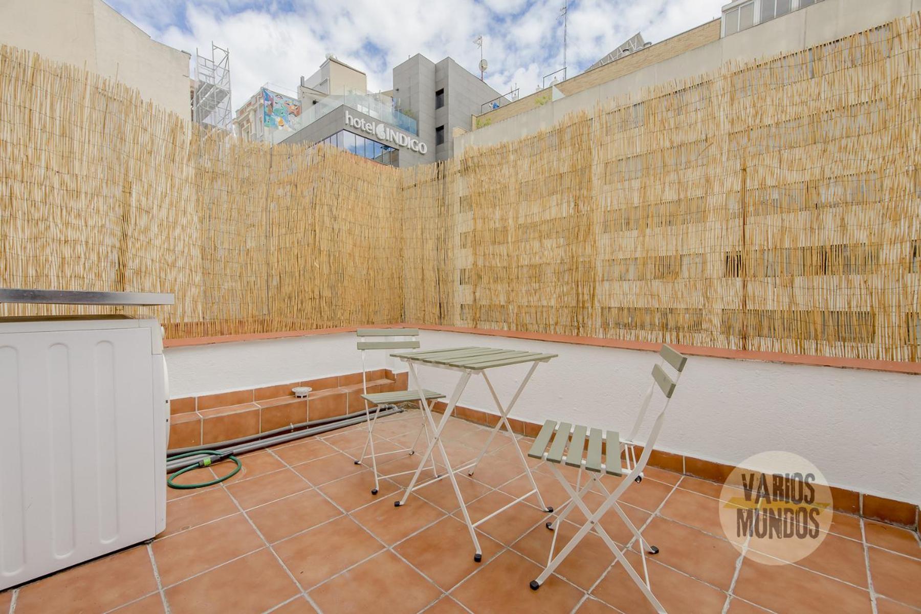 Atico Calle Silva Para 3Pax Con Terraza Esquina Con Gran Via E2 Madrid Ngoại thất bức ảnh